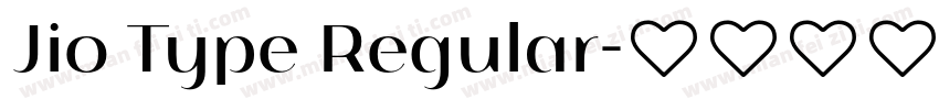 Jio Type Regular字体转换